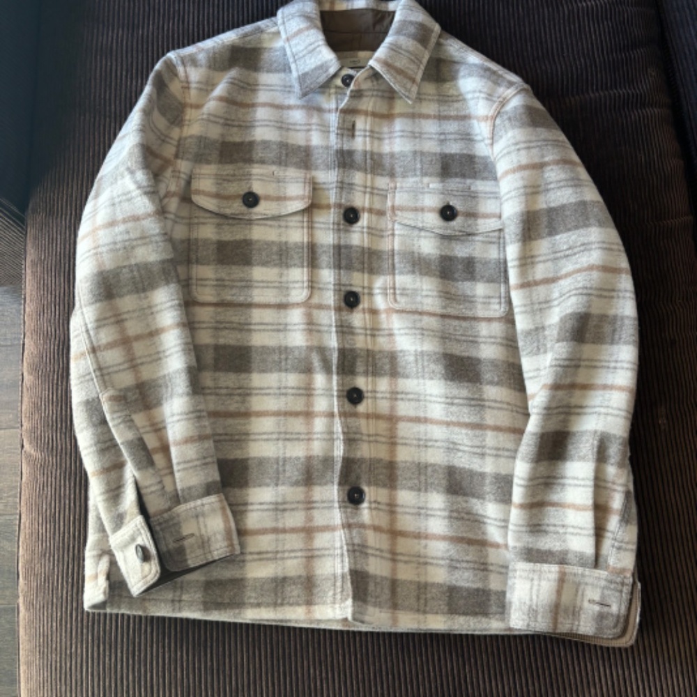 Mango - Check Flannel Overshirt